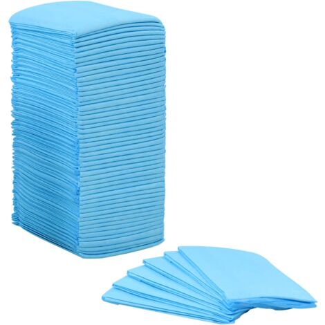 vidaXL Tappetino Igienico per Cani 100 pz 60x45 cm Tessuto non Tessuto