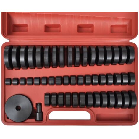 vidaXL Set Dischi Boccola Cuscinetto Guarnizione 18 - 65 mm 51 pz