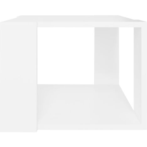 vidaXL Tavolino da Salotto Bianco 40x40x30 cm in Legno Multistrato