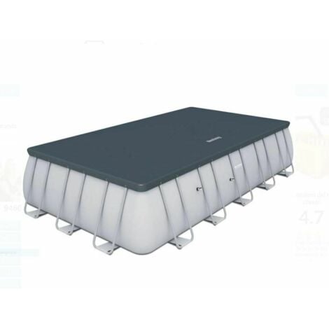 Bestway P03631 Telo di Copertura per Piscina Rettangolare 549x274x122 cm Proteggi Piscina