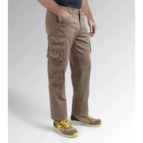 Diadora PANT WAYET CARGO pantaloni da lavoro beige naturale taglia S