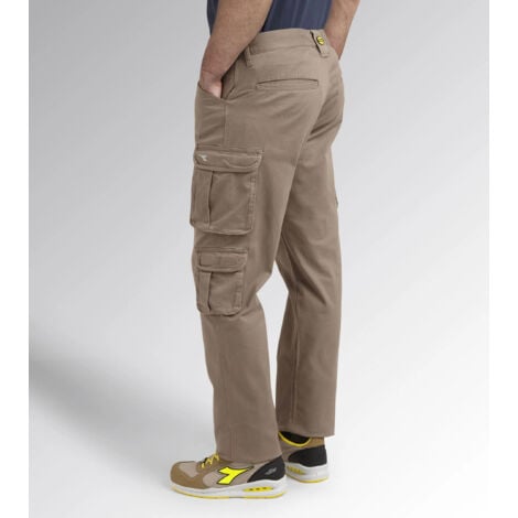 Diadora PANT WAYET CARGO pantaloni da lavoro beige naturale taglia S