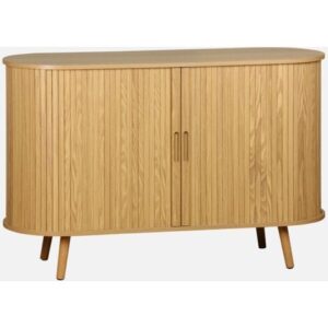 Credenza scandinava a 2 ante scorrevoli, 120cm