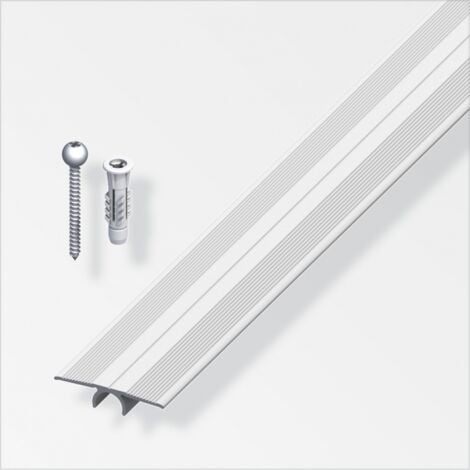 ALFER - 1mt - PROFILO DI COMPENSAZIONE LIVELLO IN ALLUMINIO ANODIZZATO - 33X900MM - COLORE ARGENTO