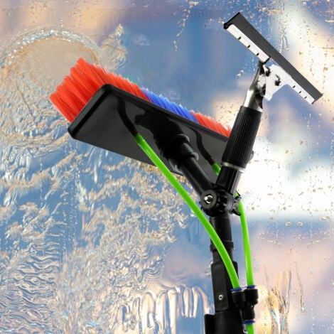 Asta Telescopica per Pulizia Vetri Alimentata ad Acqua Estensibile Fino a 9m