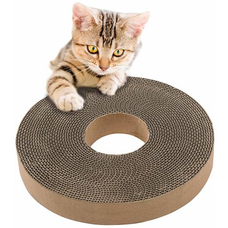 Ferplast Tiragraffi PA 5195 Tiragraffi in cartone per gatti. Variante PA 5195 - Misure: Ø 24.5 x 3.5 cm -