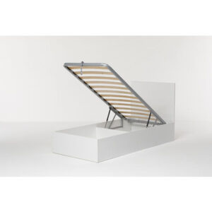 Letto Contenitore Made In Italy Cangù HI-BOX Singolo 90X190 Bianco