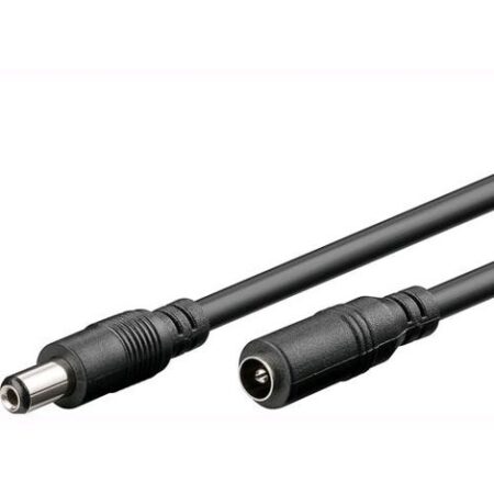 Goobay Cavo Prolunga DC 2.1 mm 3m Nero