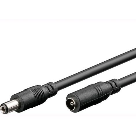 Goobay Cavo Prolunga DC 2.1 mm 3m Nero