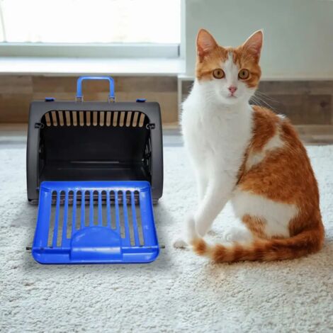 Trasportino Per Animali Domestici Cuccia Pieghevole Da Viaggio Per Cani e Gatti