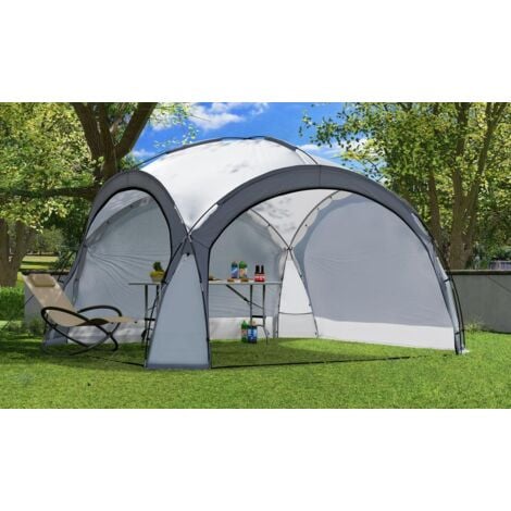 Bc-elec - HOPW-LED35G Pergolato da giardino 3,5x3,5m con illuminazione a LED e collettore solare. Tenda per feste, Padiglione Giardino, Tendone