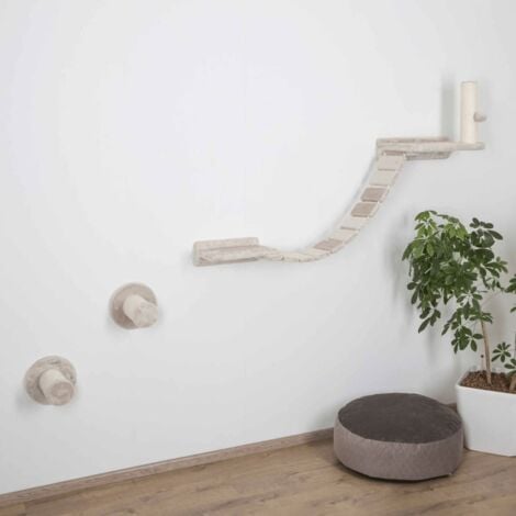 Percorso Sospeso per Gatti Matterhorn in Legno Beige Kerbl