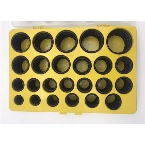 Set di Anelli O Ring 42 Misure Diverse Kit Guarnizioni 666 Pezzi Gommini 02077