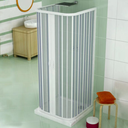 Box doccia Saturnia 3 lati 70x100x70 cm apertura centrale