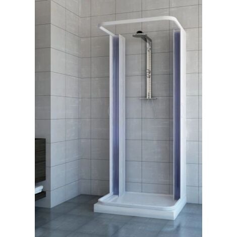 Box doccia Saturnia 3 lati 70x100x70 cm apertura centrale