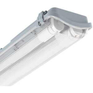 Plafoniera Stagna Slim 120cm IP65 per due Tubi 1200 mm