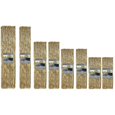 ARELLA PRIVACY Plus © in bamboo CANNICCIO arelle CANNE per RECINZIONE ombra in 8 MISURE Cm. 100x500