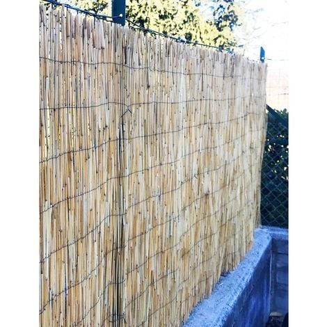 ARELLA PRIVACY Plus © in bamboo CANNICCIO arelle CANNE per RECINZIONE ombra in 8 MISURE Cm. 100x500