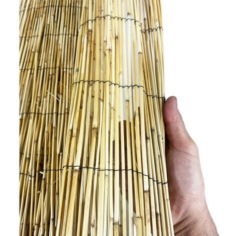ARELLA PRIVACY Plus © in bamboo CANNICCIO arelle CANNE per RECINZIONE ombra in 8 MISURE Cm. 100x500