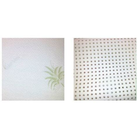 EVERGREENWEB - OFFERTA Cuscino Letto 40x70 Alto 12 cm Modello Saponetta 100% MEMORY FOAM, doppia fodera ALOE VERA e COTONE Sfoderabile Guanciale RILASSANTE per dolori Cervicali con DISPOSITIVO MEDICO