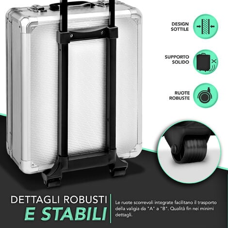 TRESKO® Valigia degli attrezzi composta da 949 pezzi  cassetta degli attrezzi  portaattrezzi  set di arnesi  trolley degli attrezzi  acciaio cromo-vanadio