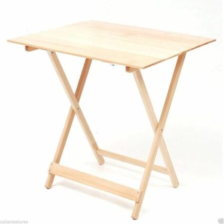 Tavolo pic nic rettangolare pieghevole in legno colore faggio  misura 60x80 cm