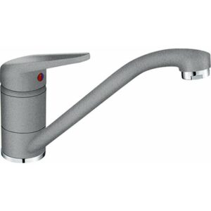 Franke Rubinetteria – Miscelatore monocomando per lavello FC 9541.084, grigio pietra 115.0470.659