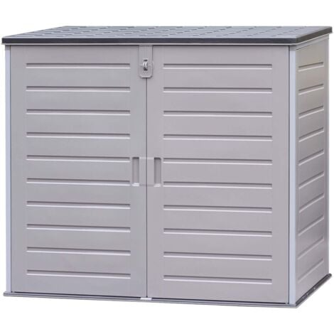 Baule in Resina Gardiun Soften II 1.170 L 140x82x123 cm Con Molle a Gas Grigio