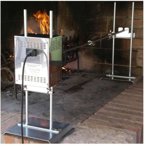 Spiedo Inox per Girarrosto - Lunghezza 100 cm