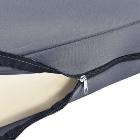 [neu.haus] Fodera per Cuscini e Spugne 120 x 80 x 10 cm Rivestimento Uso Interno Esterno Grigio scuro