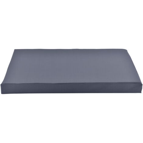 [neu.haus] Fodera per Cuscini e Spugne 120 x 80 x 10 cm Rivestimento Uso Interno Esterno Grigio scuro