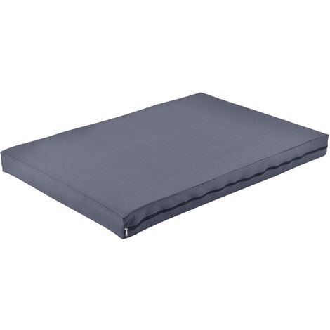 [neu.haus] Fodera per Cuscini e Spugne 120 x 80 x 10 cm Rivestimento Uso Interno Esterno Grigio scuro