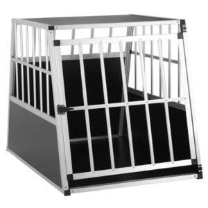 Cadoca Trasportino per Cani Auto Box da Viaggio per Animali per Tutti i Cofani di Auto Ibride Alluminio Cuccetta per Aereo Varie Misure Trasportino per cani  L
