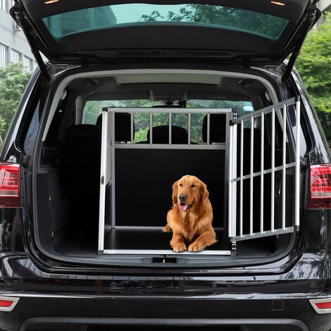 Cadoca Trasportino per Cani Auto Box da Viaggio per Animali per Tutti i Cofani di Auto Ibride Alluminio Cuccetta per Aereo Varie Misure Trasportino per cani  L