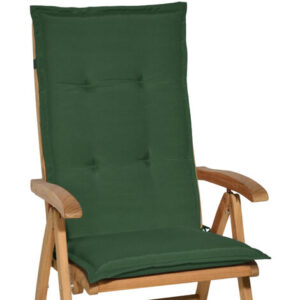 Beautissu Cuscino per Sedia a Sdraio Loft HL Resistente e Comodo Anche per sedie reclinabili, spiaggine e poltrone	Verde scuro