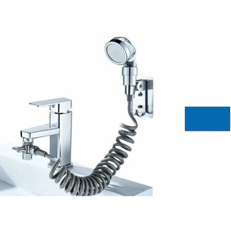 Doccia a Mano Doccetta Portatile con Tubo Flessibile Anticalcare Deviatore Bagno