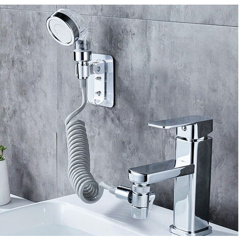 Doccia a Mano Doccetta Portatile con Tubo Flessibile Anticalcare Deviatore Bagno