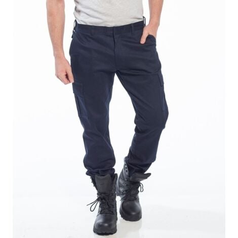 Pantaloni Da Lavoro Elasticizzati Combat Blue 48