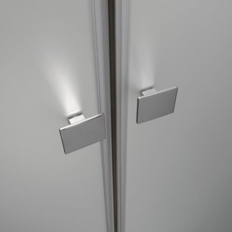 BOX DOCCIA ELITE ANGOLARE 70x90 CM APERTURA SALOON CON LATO FISSO OPACO