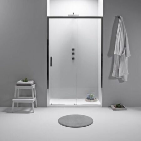 PORTA DOCCIA NICCHIA ELITE 130 CM SCORREVOLE TRASPARENTE