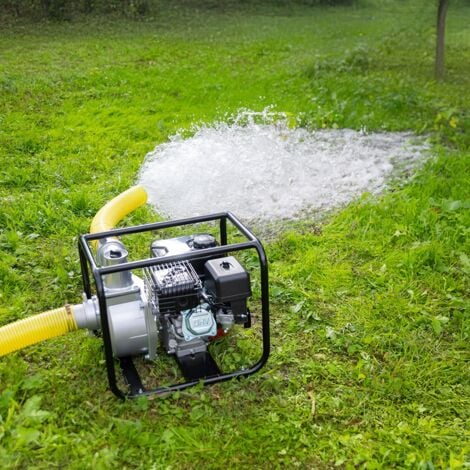 Pompa a motore per estrarre e spostare l'acqua GWP300X, 212cc, 5,7 hp, 5,5m3/h - 58m3/h - GREENCUT