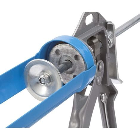 Pistola silicone siliconica alta spinta rinforzata professionale Fervi 0521