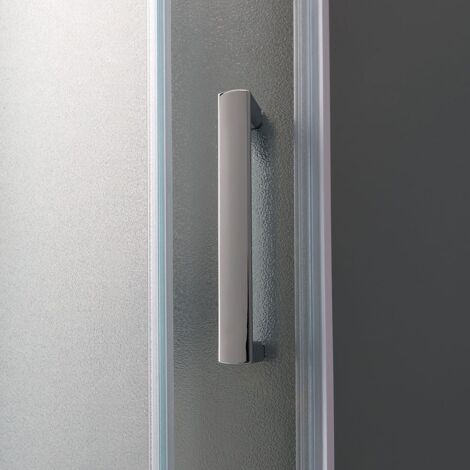 Box Doccia Semicircolare Giada 90X90 Cm Cristallo Opaco 6 Mm