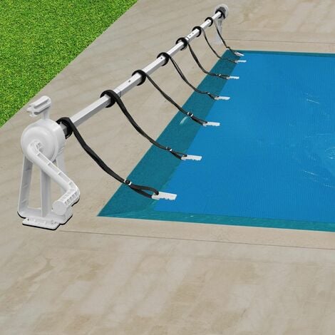 AREBOS Mulinello da Piscina per Pellicola Solare o Piano Involucro per Piscina
