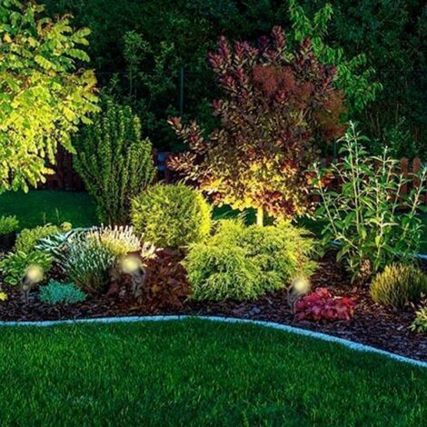Set di 6 faretti da esterno per illuminazione da giardino a LED GU10