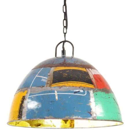 Lampada a Sospensione Vintage 25 W Colorata Rotonda 41 cm E27 vidaXL