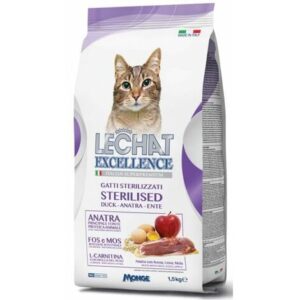 Lechat Excellence Gatto Sterilizzato Anatra 1,5 kg