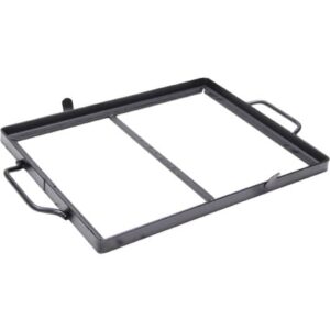 Telaio in ferro con manici per bistecchiera in ghisa piastra in pietra lavica e ollare scegli la misura : 40×30 cm