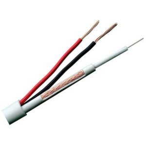 Cavo Rg59 Bobina Rg59 100 metri CCTV RG59 +2×0,75mm Microrg59 Rg59up-100