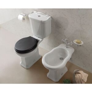 Sanitari Paestum monoblocco cm. 67×38 con sedile in